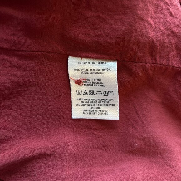 Mave Anthrologie Women Size 12 Bloomsbury Tie Shirt Dress Midi Chic Fall Fashion - Picture 12 of 13